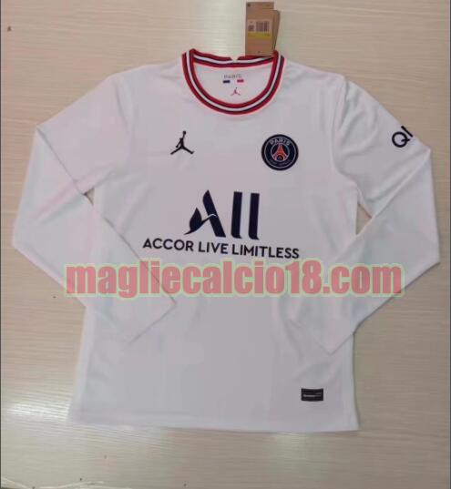 maglia paris saint germain 2021-2022 4th maniche lunghe