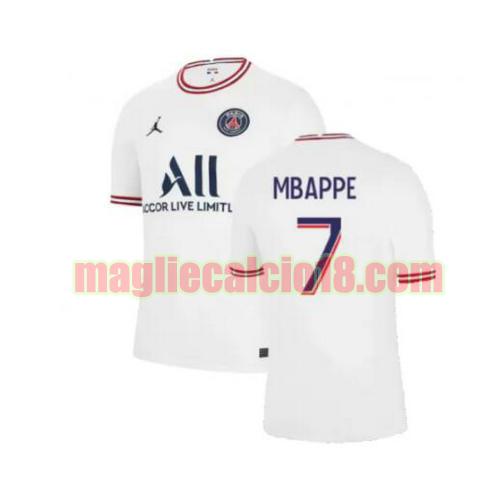 maglia paris saint germain 2021-2022 4th mbappe 7