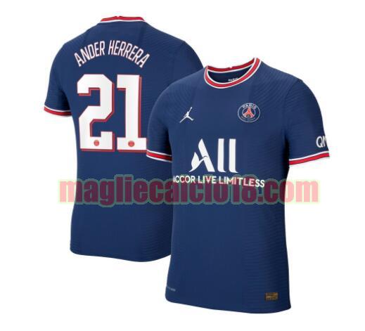 maglia paris saint germain 2021-2022 prima ander herrera 21