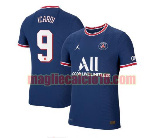 maglia paris saint germain 2021-2022 prima icardi 9