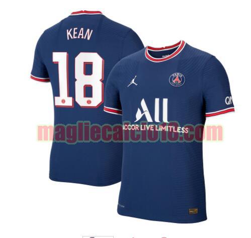 maglia paris saint germain 2021-2022 prima kean 18