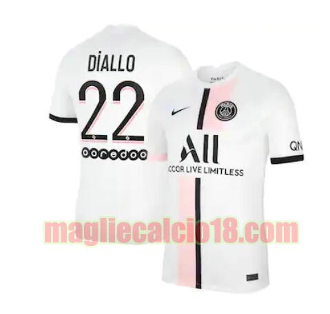 maglia paris saint germain 2021-2022 seconda diallo 22