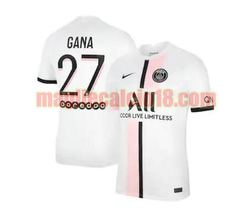 maglia paris saint germain 2021-2022 seconda gana 27
