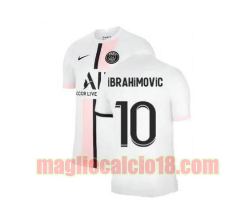 maglia paris saint germain 2021-2022 seconda ibrahimovic 10