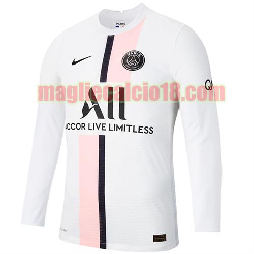 maglia paris saint germain 2021-2022 seconda manica lunga