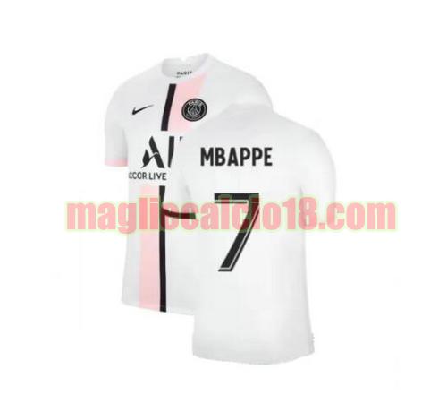 maglia paris saint germain 2021-2022 seconda mbappe 7