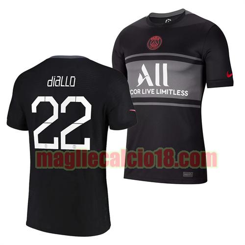 maglia paris saint germain 2021-2022 terza abdou diallo 22