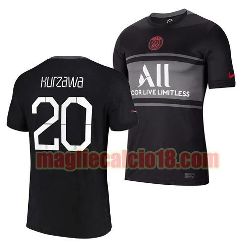 maglia paris saint germain 2021-2022 terza layvin kurzawa 20