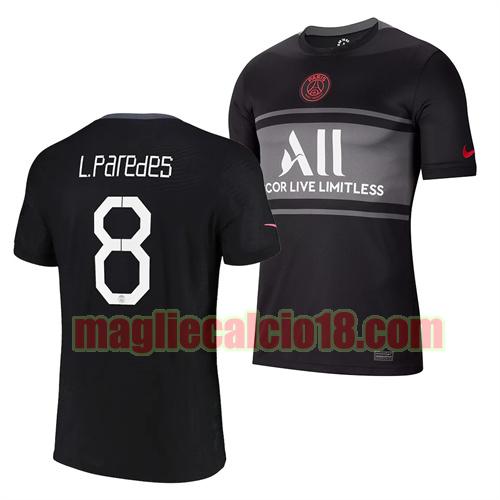 maglia paris saint germain 2021-2022 terza leandro paredes 8