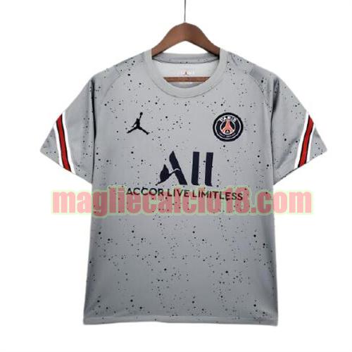 maglia paris saint germain 2021-2022 tuta grigio