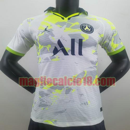 maglia paris saint germain 2022-2023 classic edition player version bianco verde