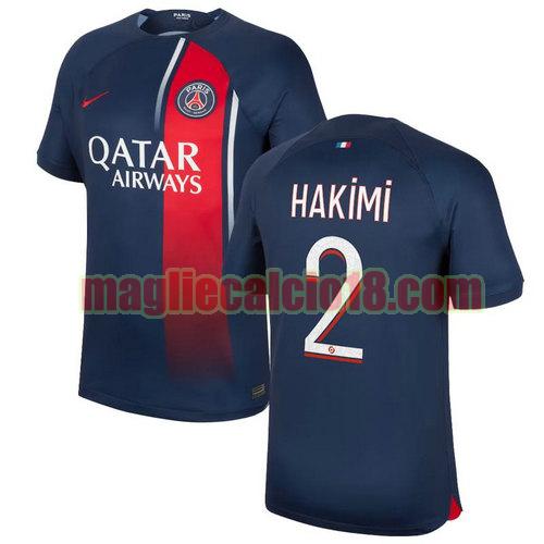 maglia paris saint germain 2023-2024 hakimi 2 prima
