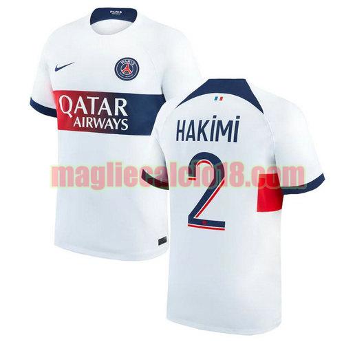 maglia paris saint germain 2023-2024 hakimi 2 seconda