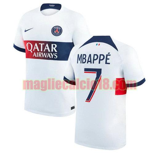 maglia paris saint germain 2023-2024 mbappe 7 seconda