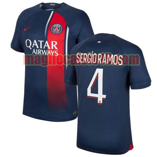 maglia paris saint germain 2023-2024 sergio ramos 4 prima