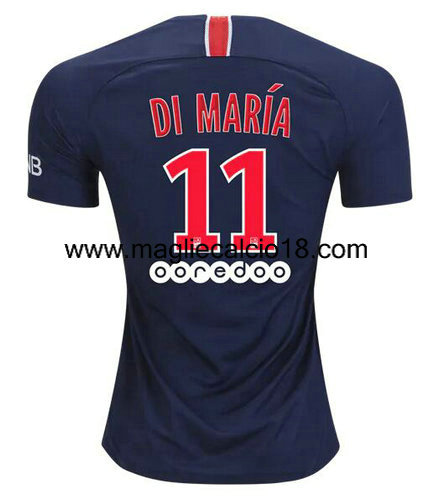 maglia paris saint germain Di Maria prima divisa 2018-2019