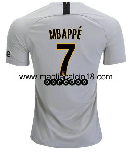 maglia paris saint germain Mbappe seconda divisa 2018-2019