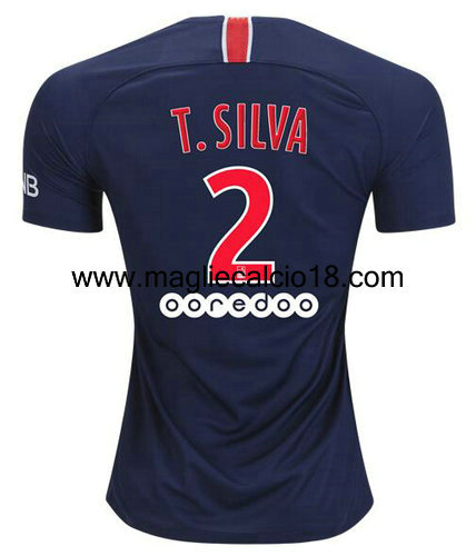 maglia paris saint germain T.Silva prima divisa 2018-2019