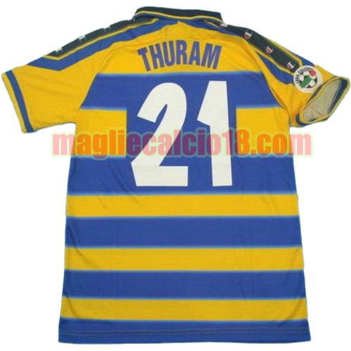 maglia parma 1999-2000 prima divisa thuram 21