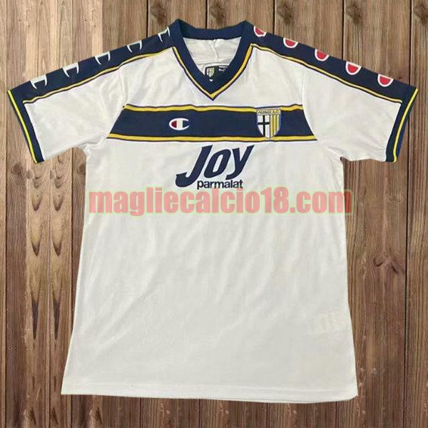 maglia parma 2001-2002 seconda bianco