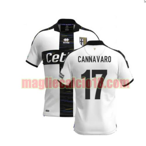 maglia parma 2021-2022 prima cannavaro 17