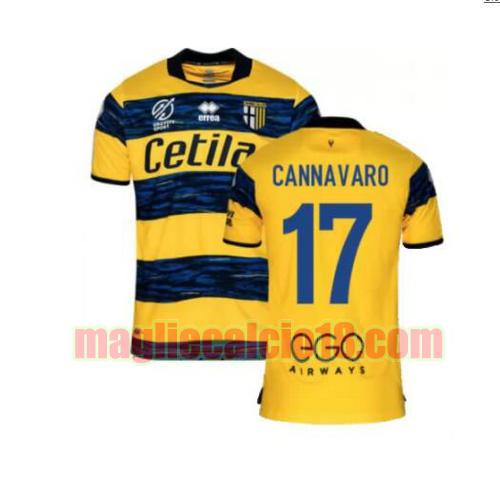 maglia parma 2021-2022 seconda cannavaro 17