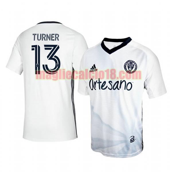 maglia philadelphia union 2020-2021 seconda cole turner 13