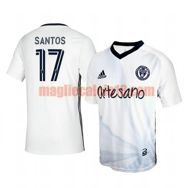 maglia philadelphia union 2020-2021 seconda sergio santos 17