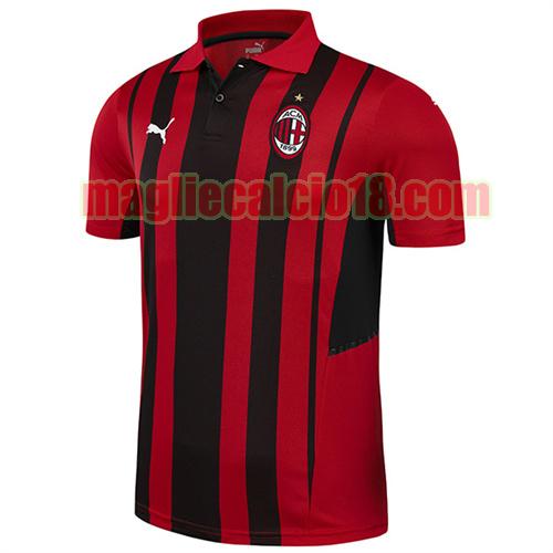 maglia polo ac milan 2021-2022 rosso