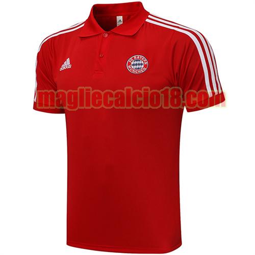 maglia polo bayern munich 2021-2022 rosso