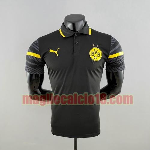 maglia polo borussia dortmund 2022-2023 nero