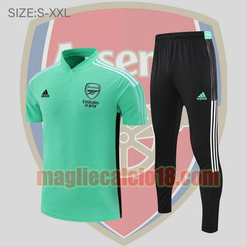 maglia polo calcio arsenal 2022-2023 verde