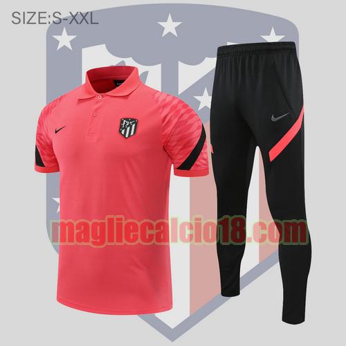 maglia polo calcio atletico madrid 2022-2023 rosa