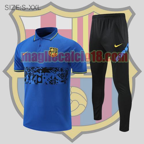 maglia polo calcio barcellona 2022-2023 blu scuro