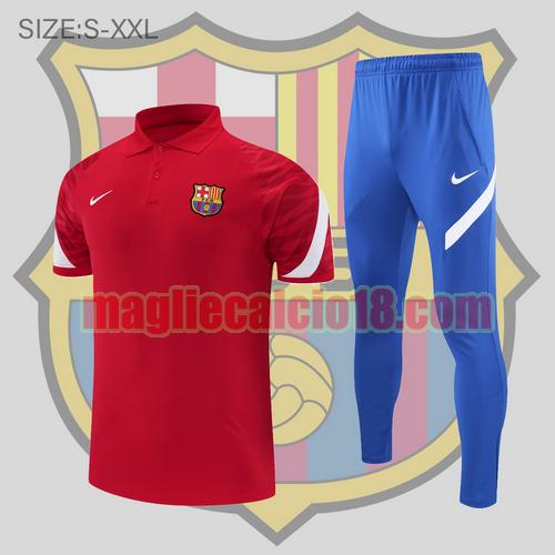 maglia polo calcio barcellona 2022-2023 rosso & blu