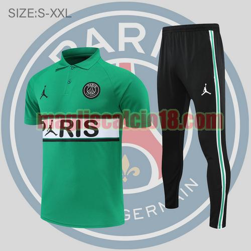 maglia polo calcio paris saint germain 2022-2023 verde