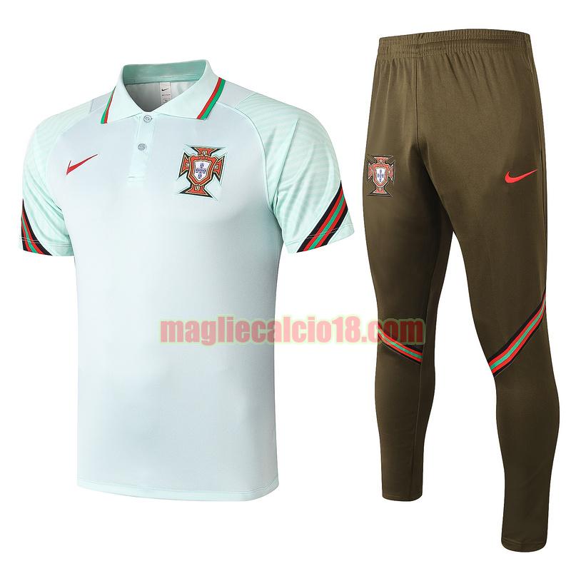 maglia polo calcio portogallo 2020-2021 verde