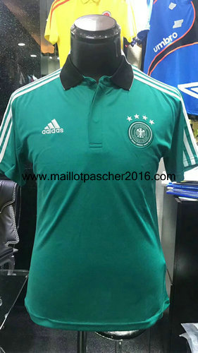 maglia polo germania 2018-2019 verde