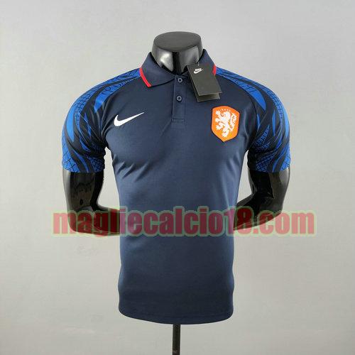 maglia polo olanda 2022-2023 blu reale