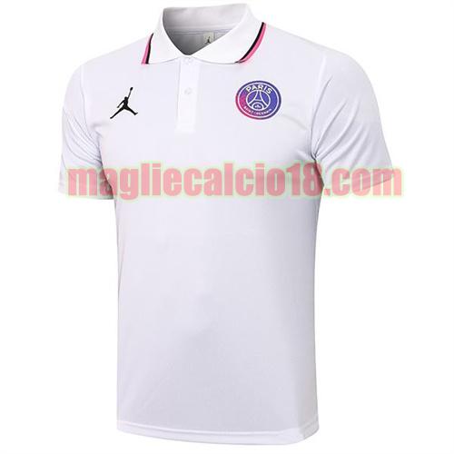 maglia polo paris saint germain 2021-2022 bianco