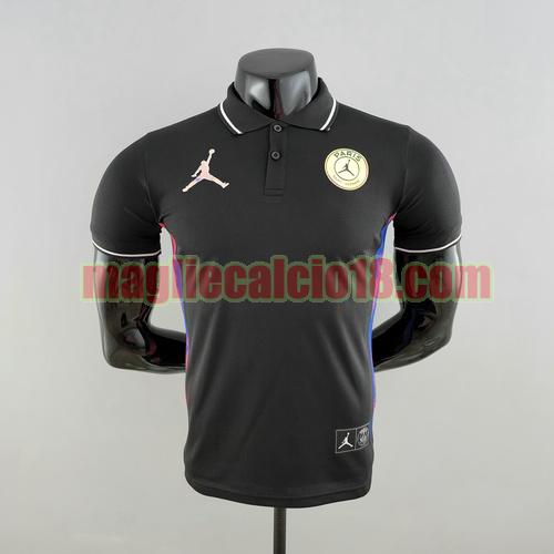 maglia polo paris saint germain 2022-2023 nero viola