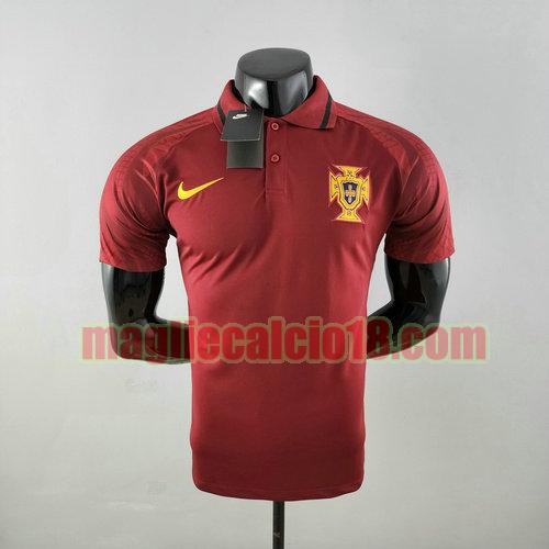 maglia polo portogallo 2022-2023 rosso