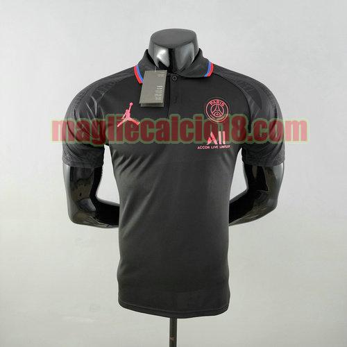 maglia polo psg 2022-2023 nero