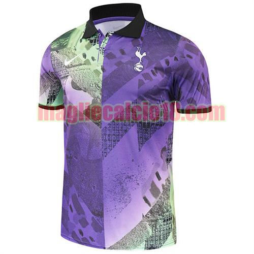 maglia polo tottenham hotspur 2021-2022 viola