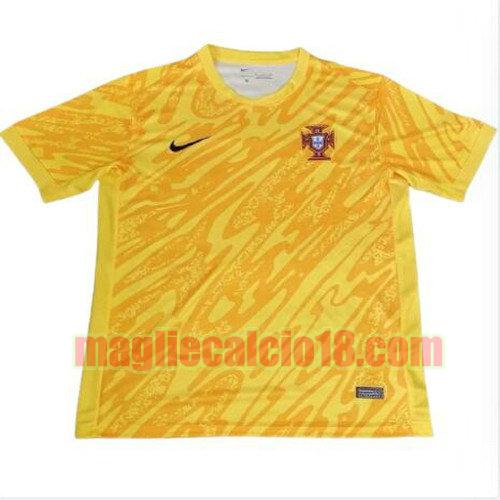 maglia portogallo 2024 giallo thailandia portiere