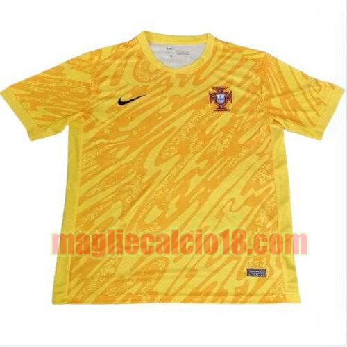 maglia portogallo 2024 giallo thailandia portiere