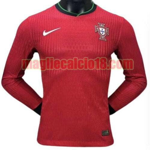 maglia portogallo 2024 manica lunga player version prima