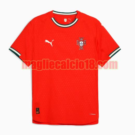 maglia portogallo 2025 prima hombre rosso
