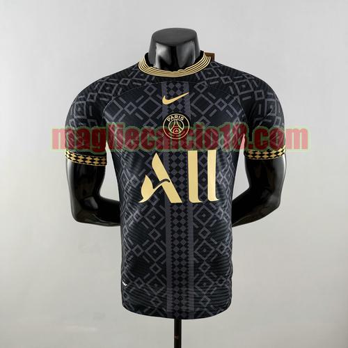 maglia psg 2022-2023 special edition 222 player version oro nero