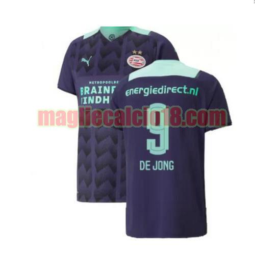 maglia psv eindhoven 2021-2022 seconda de jong 9